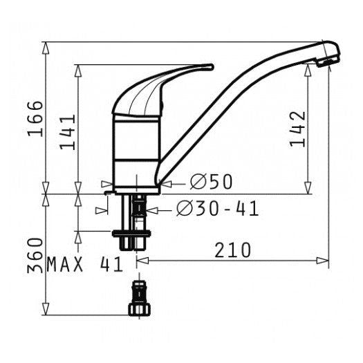 Baterie bucatarie Pyramis MODO - EpicHome