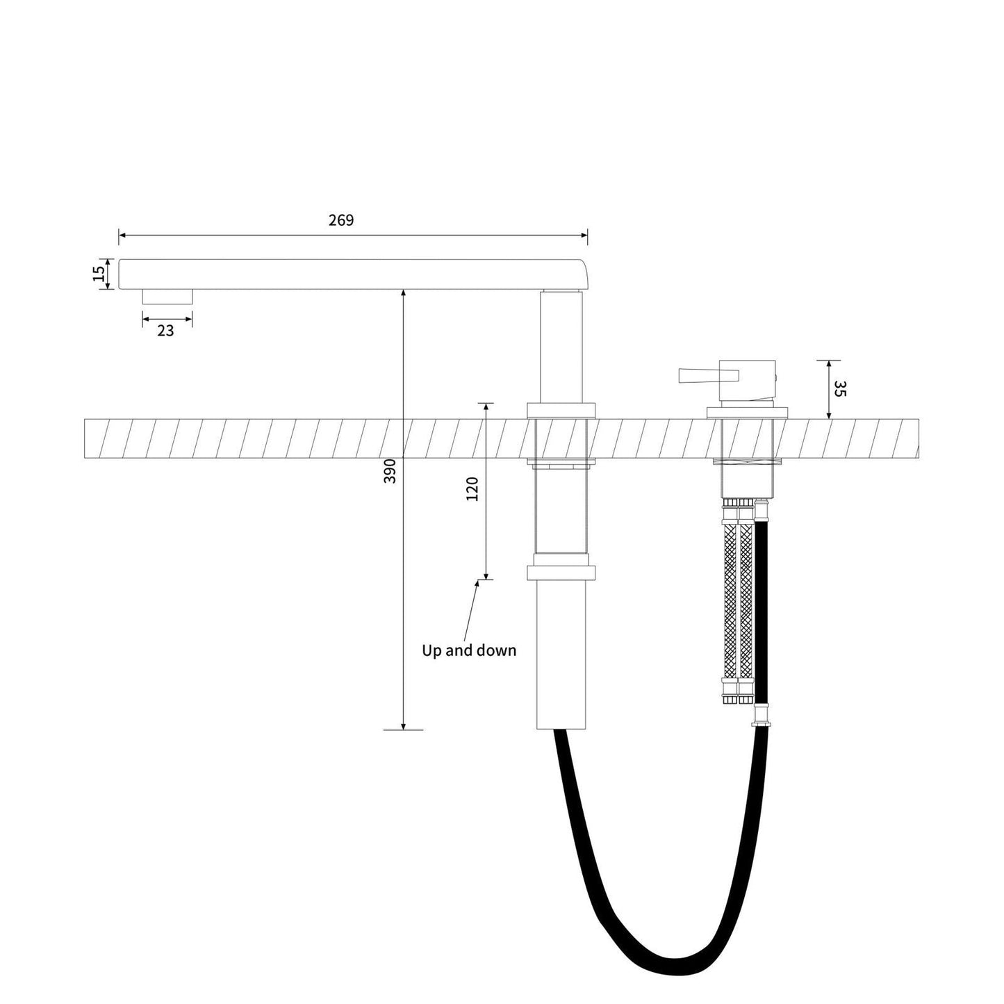 Baterie bucatarie Pyramis SATELLITA Crom - EpicHome