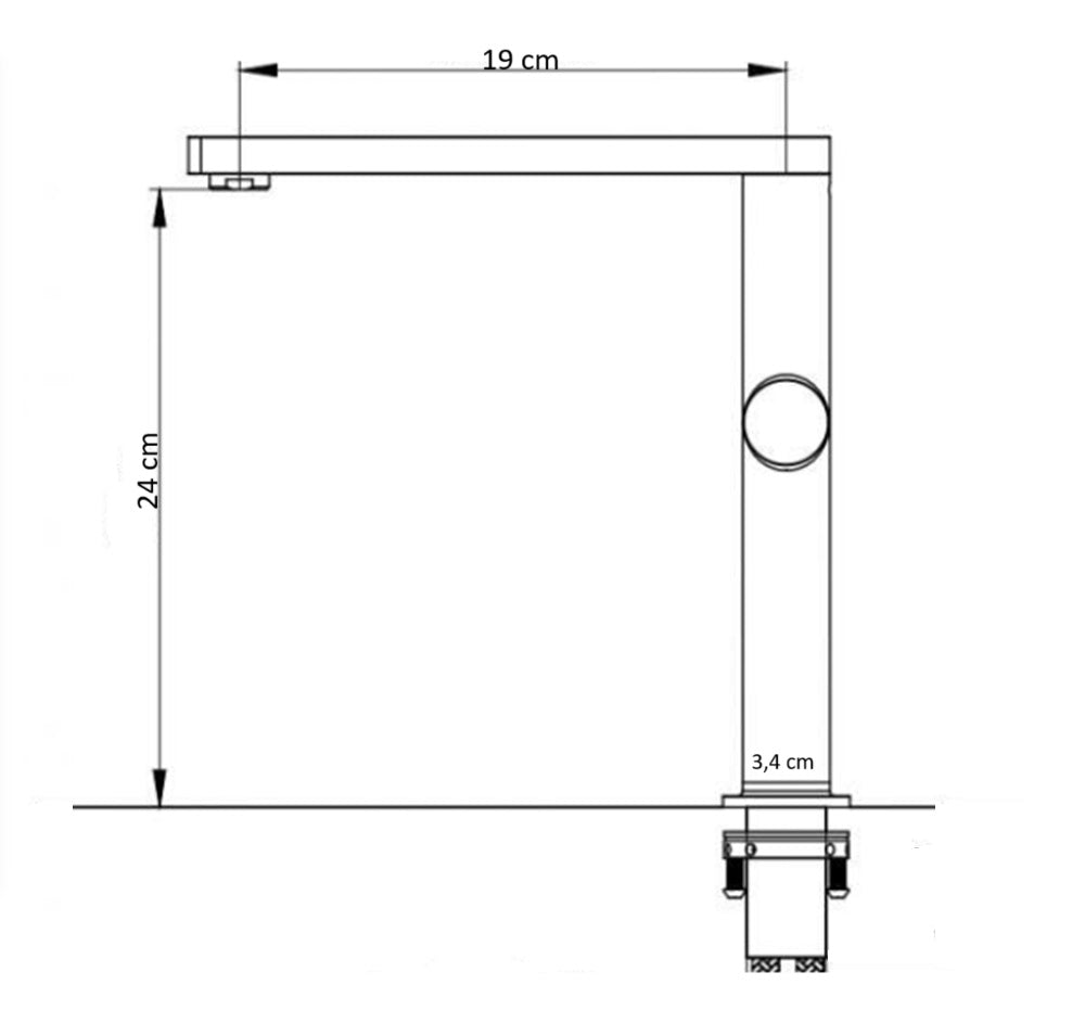 Baterie bucatarie Pyramis TRIGONO Granit - EpicHome