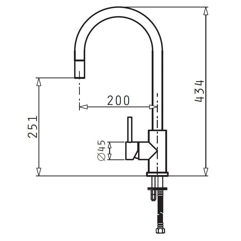 Baterie bucatarie Pyramis VERISMO Inox - EpicHome.ro