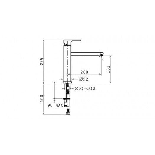 Baterie bucatarie Pyramis VIBRATO Crom - EpicHome.ro
