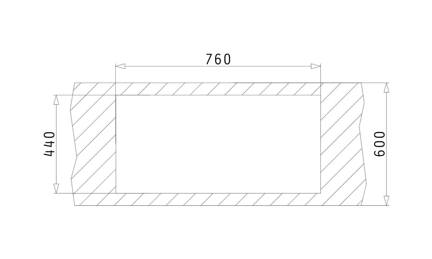 Chiuveta bucatarie granit Pyramis KORFU 78x46cm - EpicHome.ro