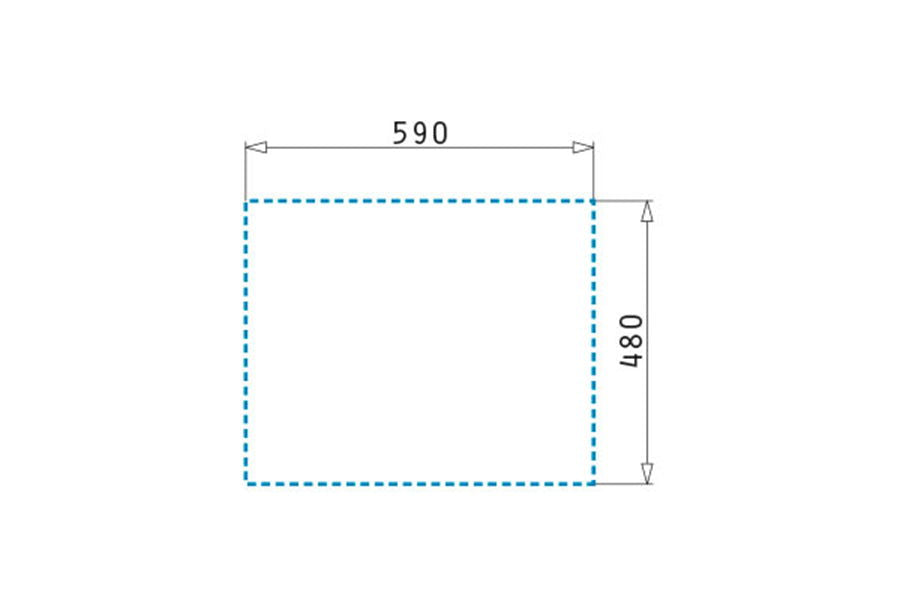 Chiuveta granit Pyramis ISTROS 61x50cm - EpicHome