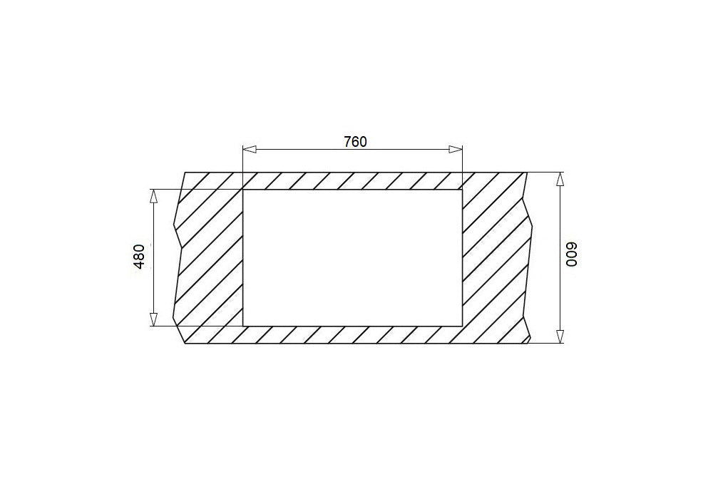 Chiuveta granit Pyramis SPARTA 78x50 2B - EpicHome.ro