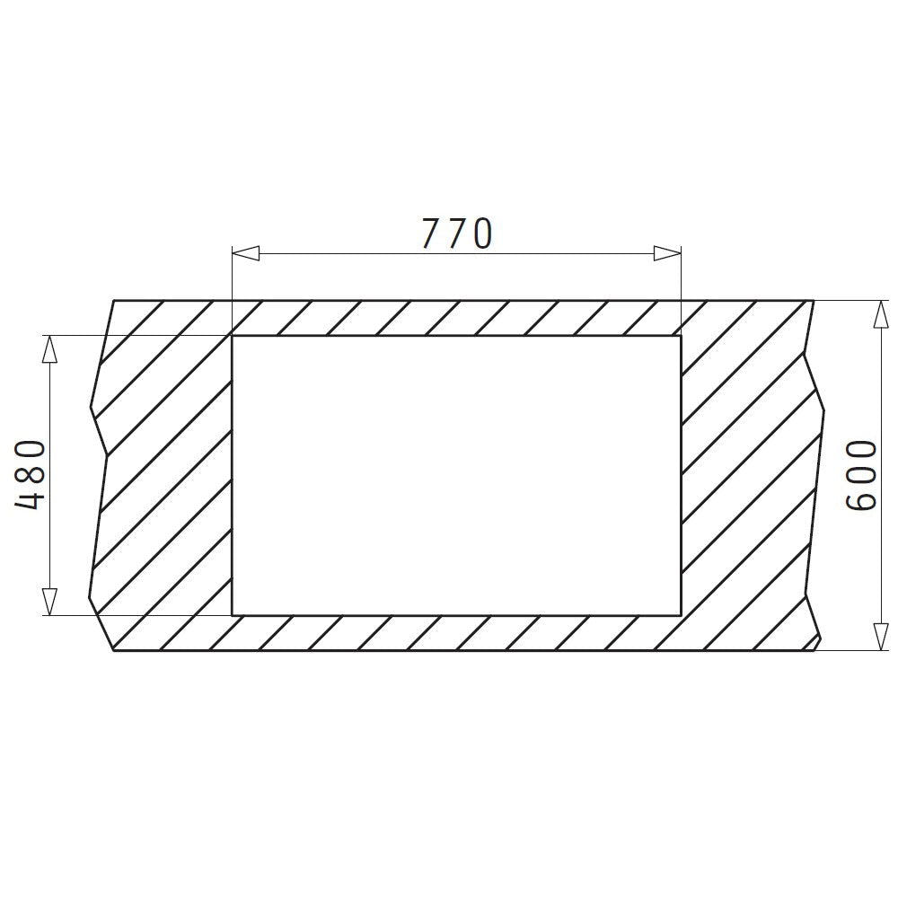 Chiuveta inox Pyramis ALEA 79x50 2B - EpicHome.ro