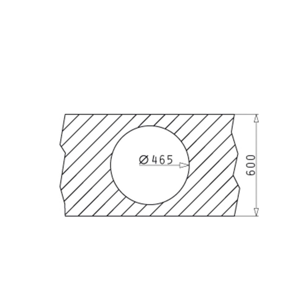 Chiuveta inox Pyramis KIBA Ø48,5 1B - EpicHome.ro