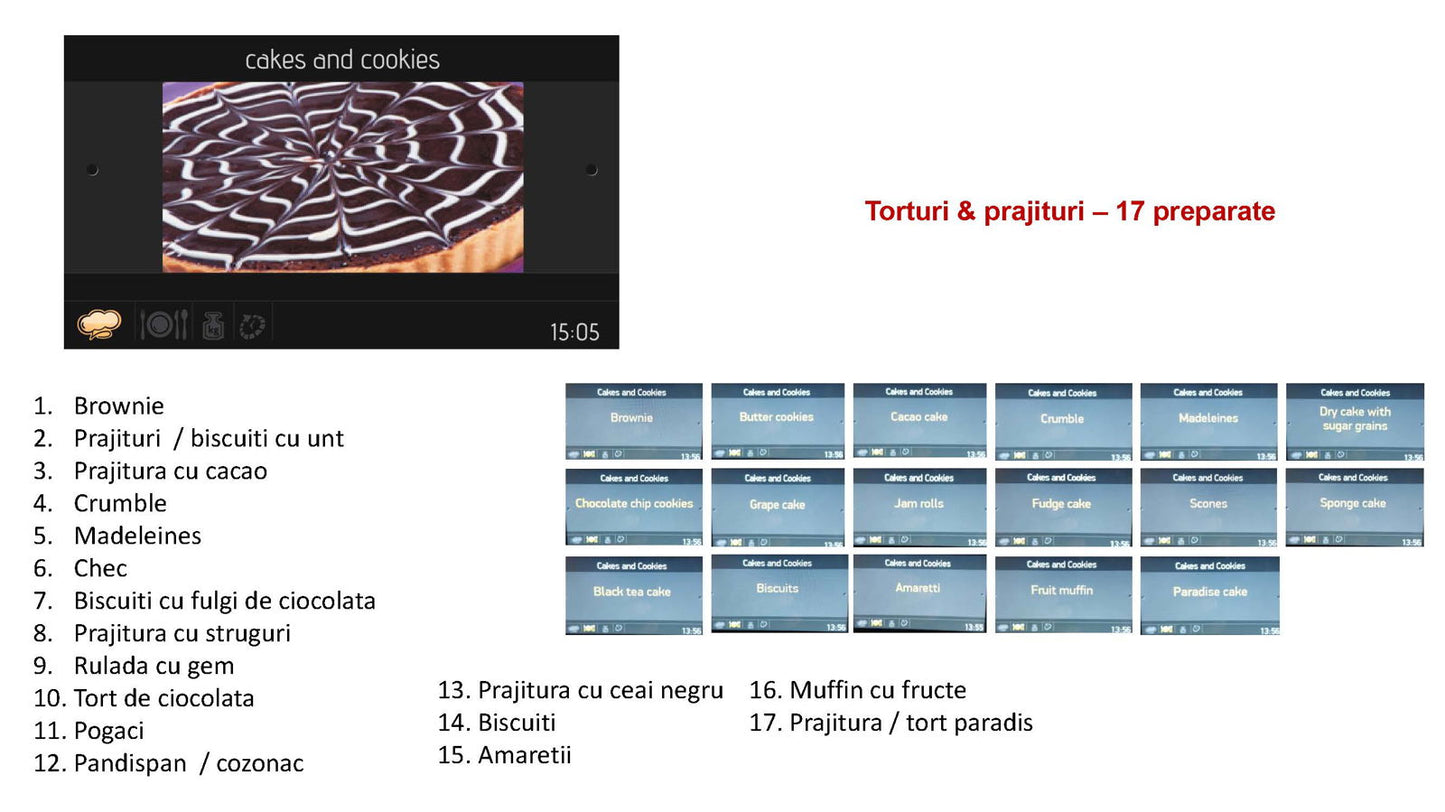 Cuptor electric Pyramis 6OIN BO112V Full Black Glass, 9 functii, moduri automate de gatit, clasa A, 78 litri, Touch control - EpicHome.ro