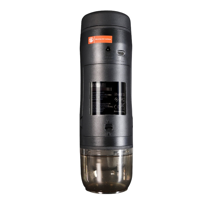 Espressor Portabil AKAI, 15 bar, rezervor 50 ml, baterie reincarcabila, afisaj digital, Negru - EpicHome