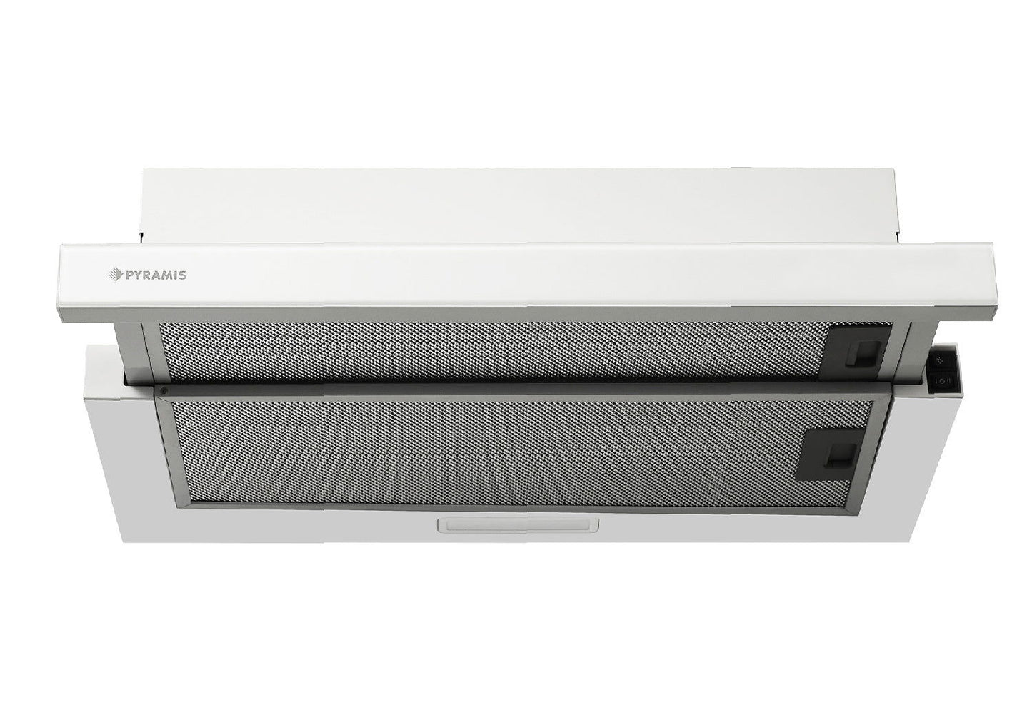 Hota telescopica Pyramis MDER Power Glass, 1 motor, 409m³h, 60cm - EpicHome.ro