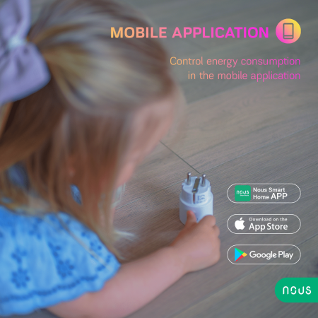 Priza smart Nous A8, Wi-Fi, 10A, compatibila Home Assistant - EpicHome.ro