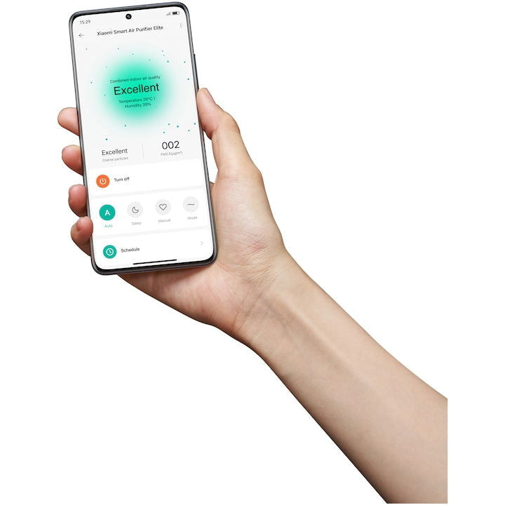 Purificator de aer Xiaomi Smart Air Purifier Elite EU, PCARD 600 m3/h, MI Home, Sterilizator, Touch screen, BHR6359EU, alb - EpicHome