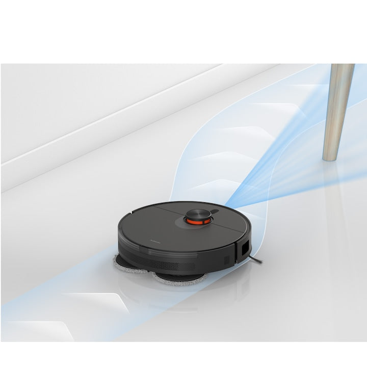 Robot de aspirare Xiaomi S20+ BHR8158EU, 5200mAh, 6000Pa, recipient praf 450ml, recipient apa 290ml, negru - EpicHome