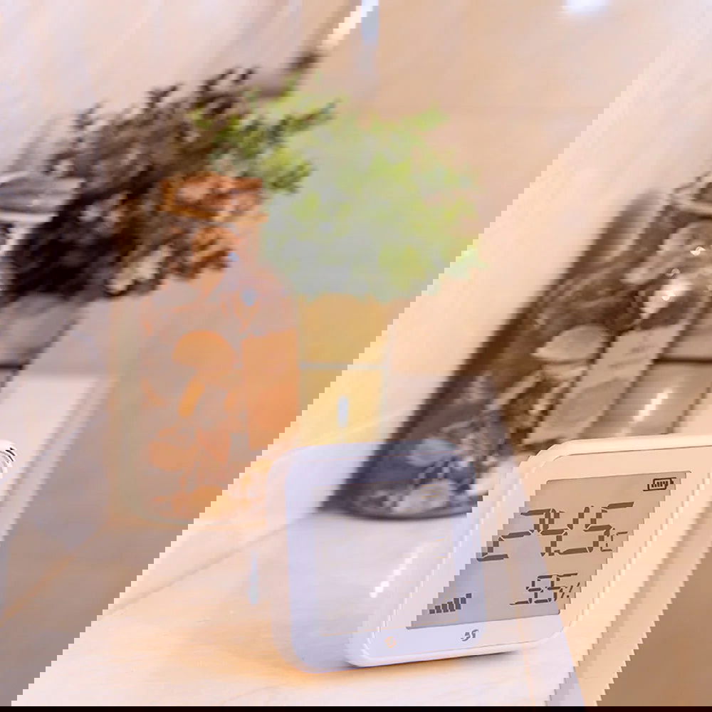 Senzor de temperatura si umiditate Shelly Plus H&T, ecran E-ink, WiFi - EpicHome.ro