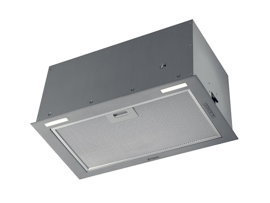 Hota total incorporabila Pyramis Turbo EF, 52 cm, 1 motor, 580m³h, electronic control, Timer, finisaj metal vopsit gri