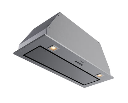 Hota total incorporabila Pyramis Turbo ERN, 70 cm, 1 motor, 760m³h, electronic Soft Touch control, Timer