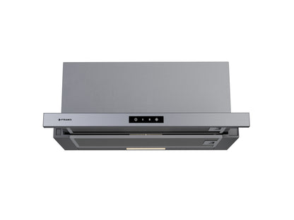 Hota telescopica Pyramis Turbo ERN 2056, Touch Control Display, putere de absorbtie 760mc/h, 1 motor turbo, 60cm