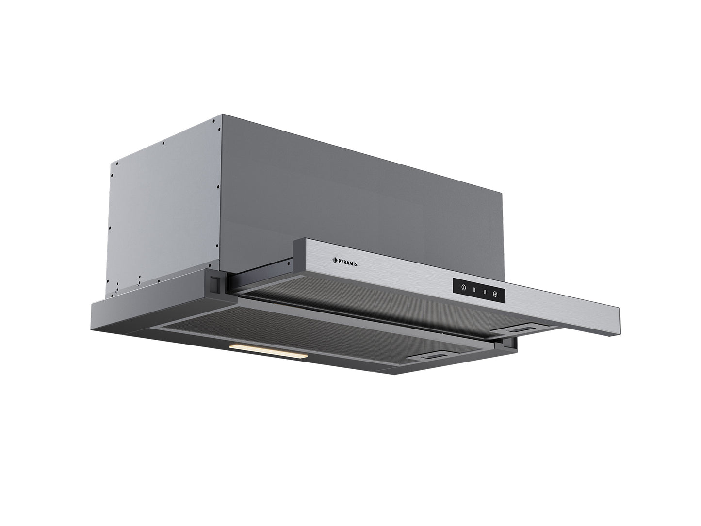 Hota telescopica Pyramis Turbo ERN 2056, Touch Control Display, putere de absorbtie 760mc/h, 1 motor turbo, 60cm