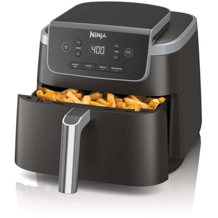 Airfryer AF140, 2000W, 4.7L, 4 functii de gătit, negru Ninja - EpicHome
