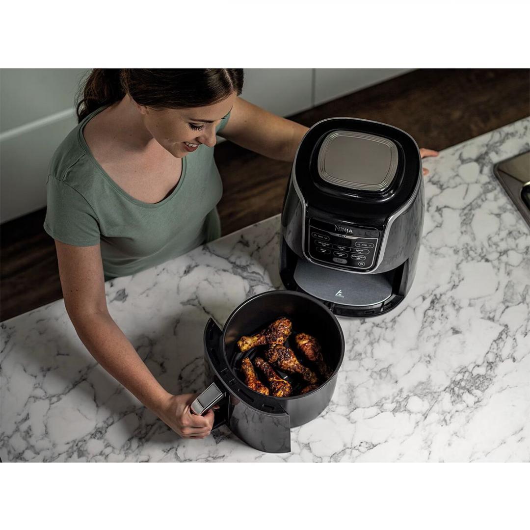 Airfryer AF160, 1750W, 5.2L, 6 funcții de gătit, gri Ninja - EpicHome