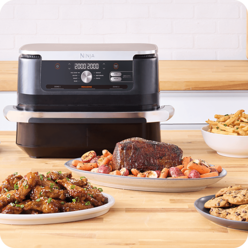 Airfryer Foodi FlexDrawer AF500, 2470W, 10.4L, 7 funcții de gătit, negru Ninja - EpicHome