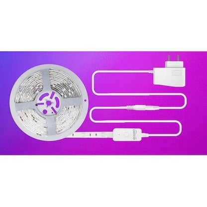 Banda LED RGB inteligenta Nous F1, Wi-Fi, comanda vocala, senzor sincronizare muzica, 18W, 1700 lm, A++, lumina colorata, 5m - EpicHome.ro