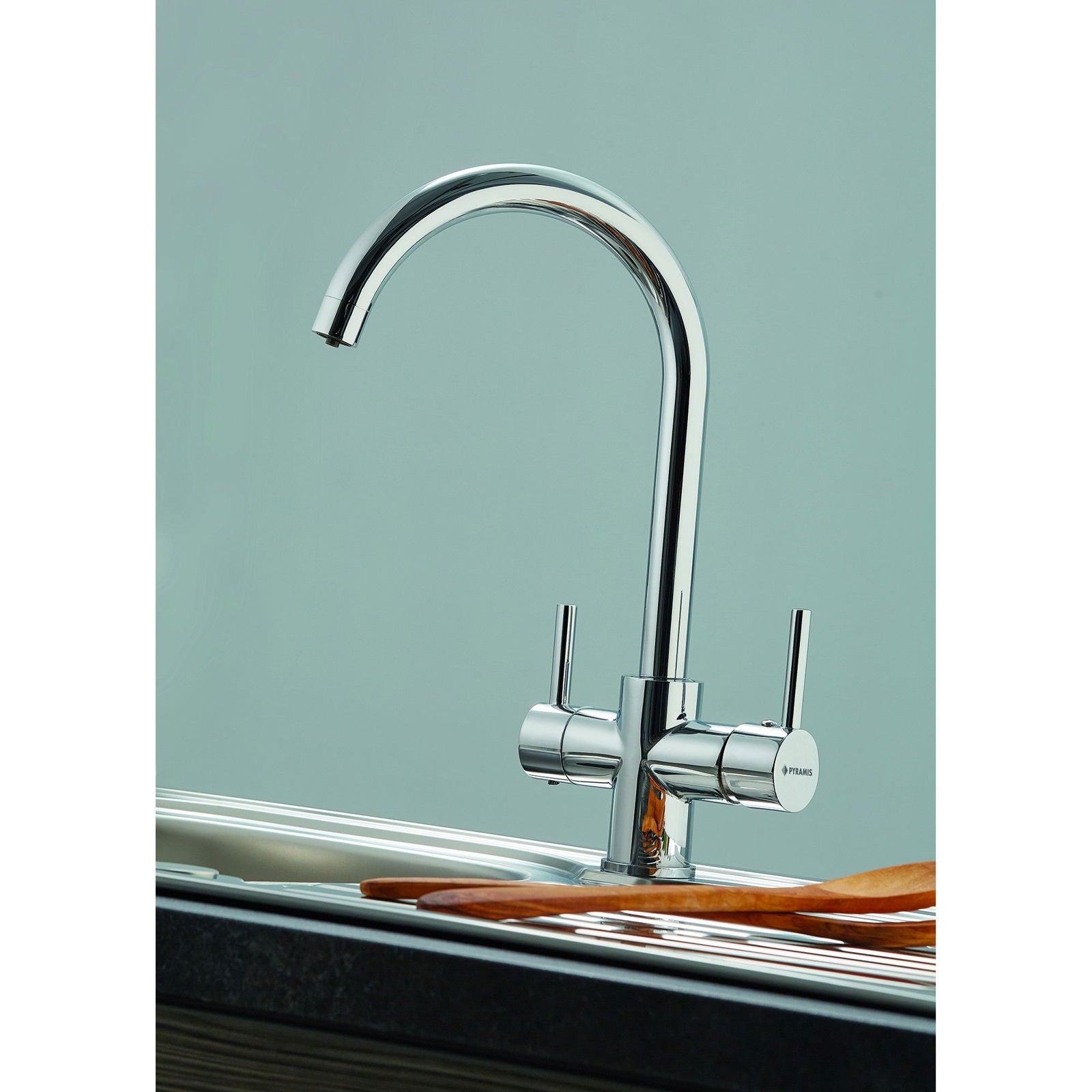 Baterie bucatarie 3 cai Pyramis DOLORE Crom - EpicHome.ro