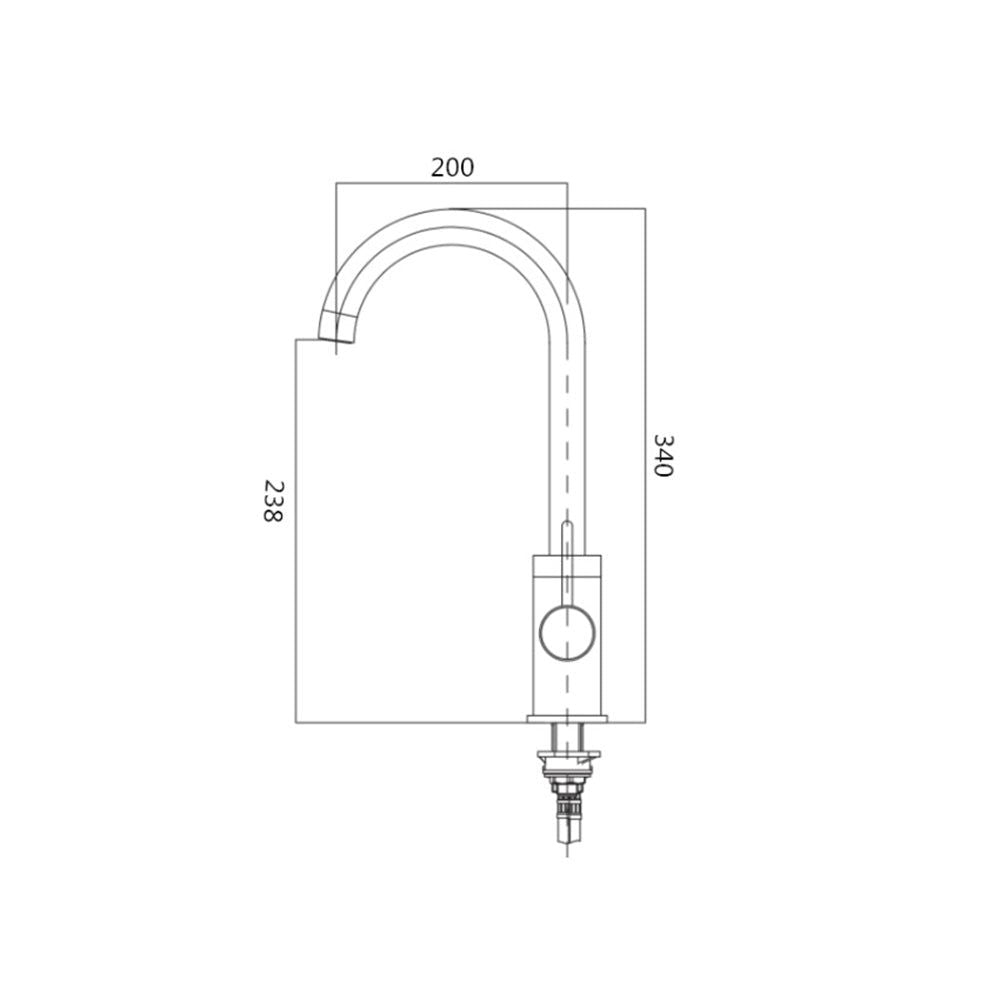 Baterie bucatarie Pyramis ECO BELLO pipa inalta - EpicHome