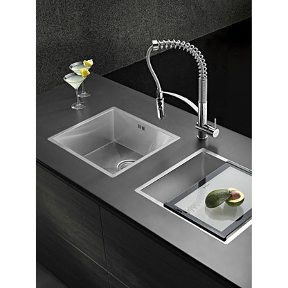 Baterie bucatarie Semi Profesionala Pyramis CRESENTO Crom - EpicHome