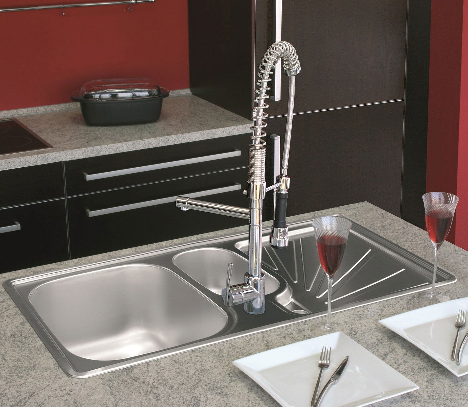 Baterie bucatarie Semi Profesionala Pyramis VIRTUOSO Crom - EpicHome