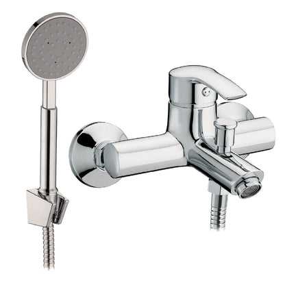 Baterie cada si dus Pyramis DELICATO, finisaj cromat, cartus cu disc ceramic - EpicHome.ro