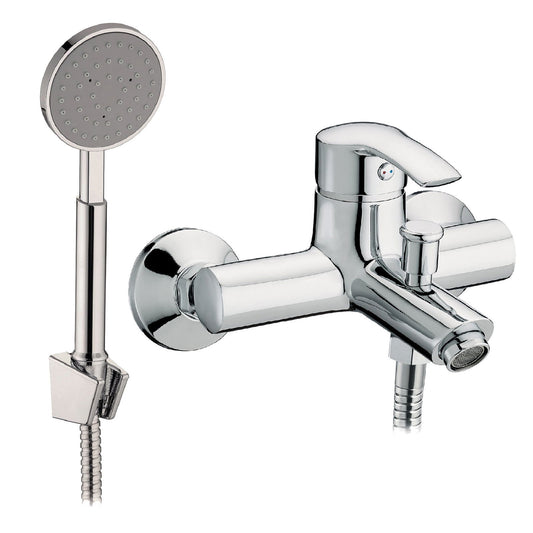 Baterie cada si dus Pyramis DELICATO, finisaj cromat, cartus cu disc ceramic - EpicHome.ro