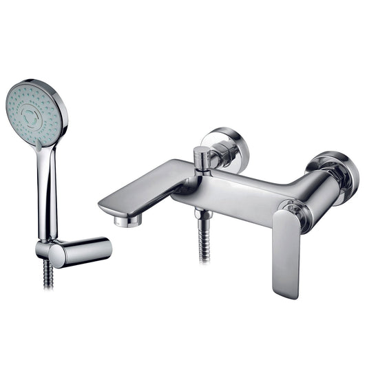 Baterie cada si dus Pyramis ERMOSA, finisaj cromat, cartus cu disc ceramic - EpicHome.ro