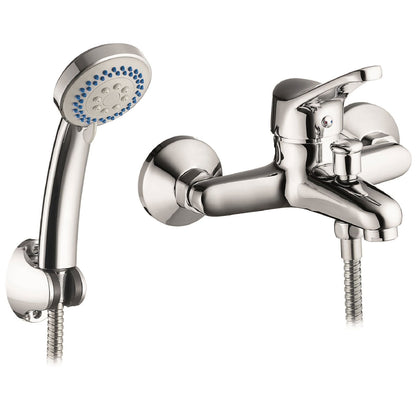 Baterie cada si dus Pyramis SERRA, finisaj cromat, cartus cu disc ceramic - EpicHome.ro