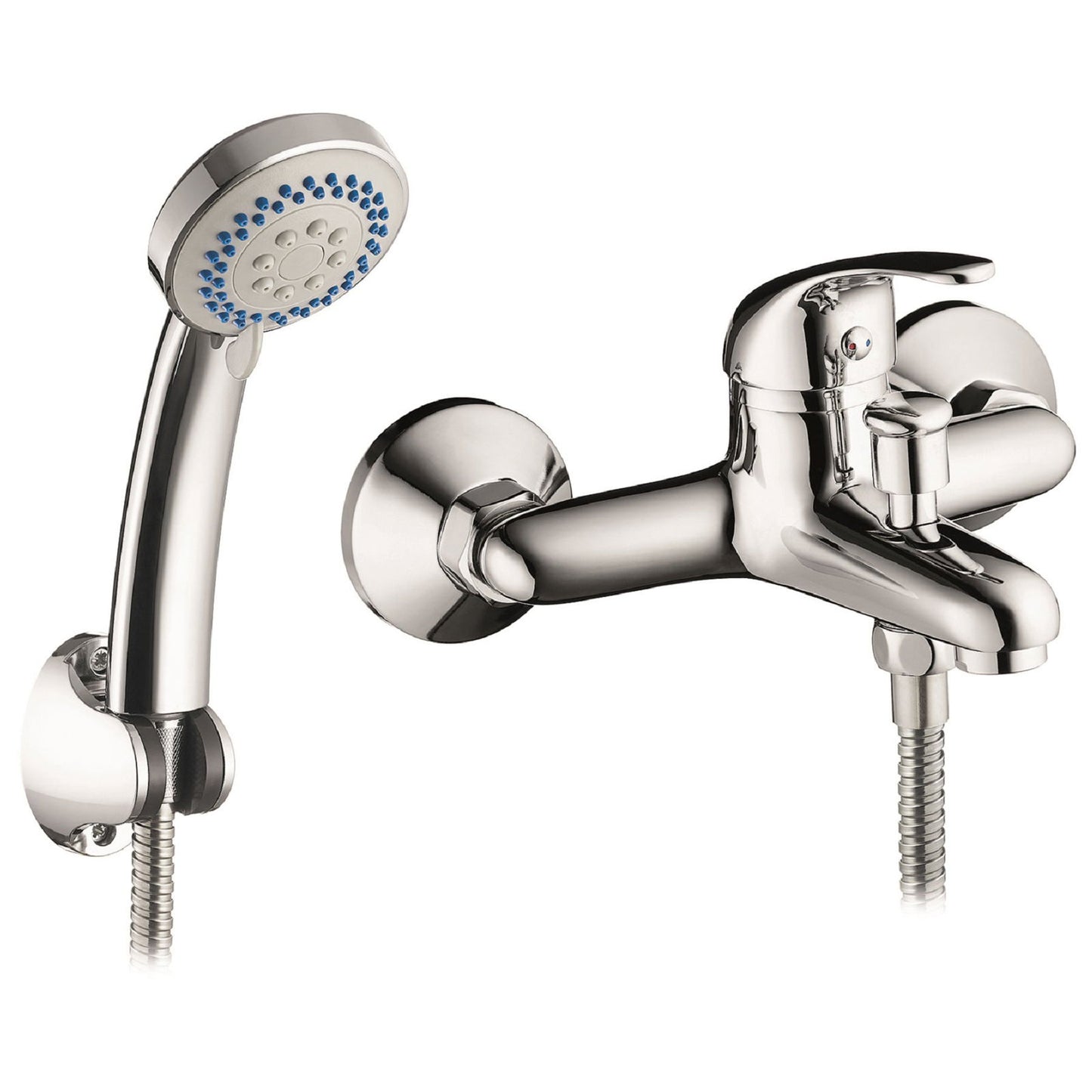 Baterie cada si dus Pyramis SONIA, finisaj cromat, cartus cu disc ceramic - EpicHome.ro