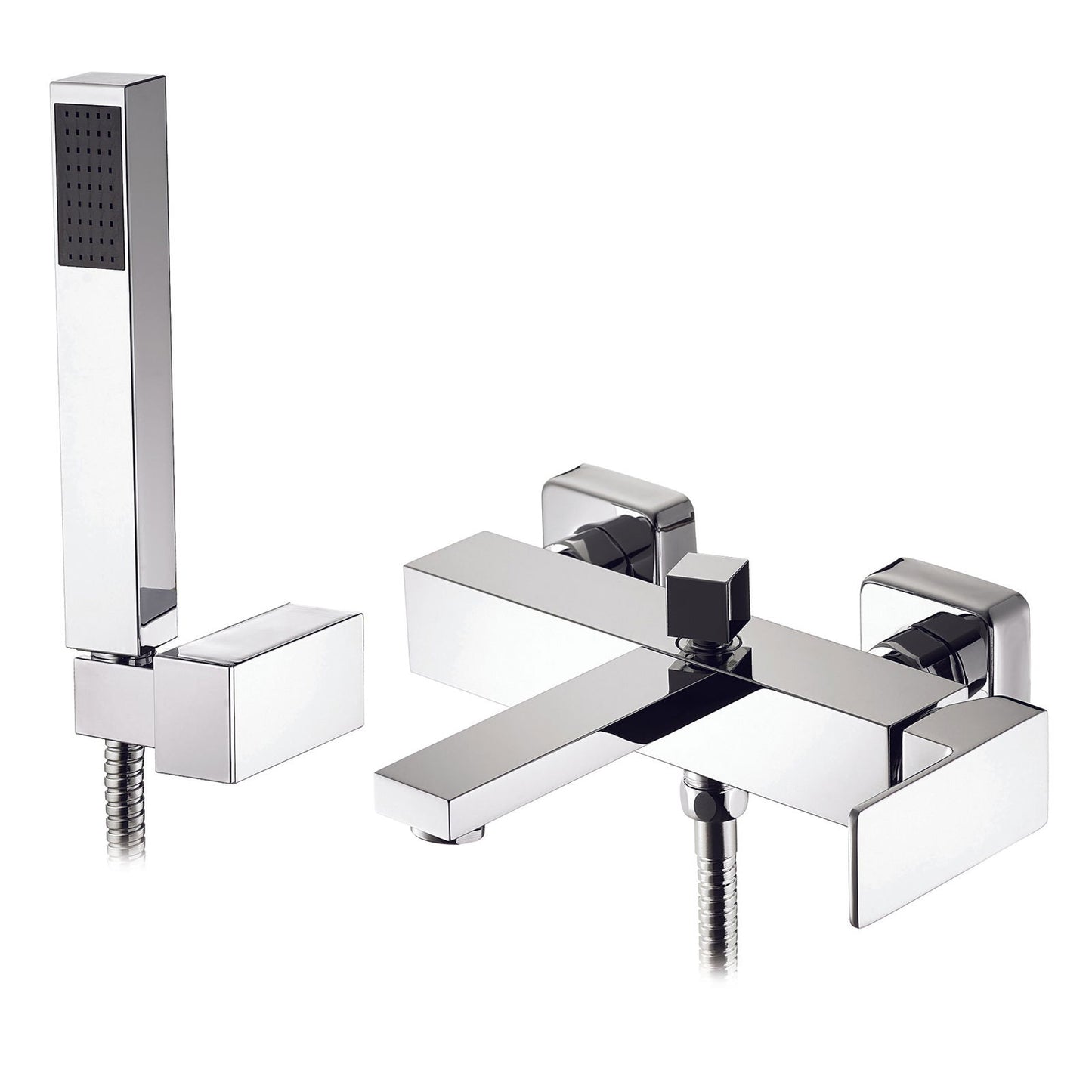 Baterie cada si dus Pyramis STRETO PLUS, finisaj cromat, cartus cu disc ceramic - EpicHome.ro