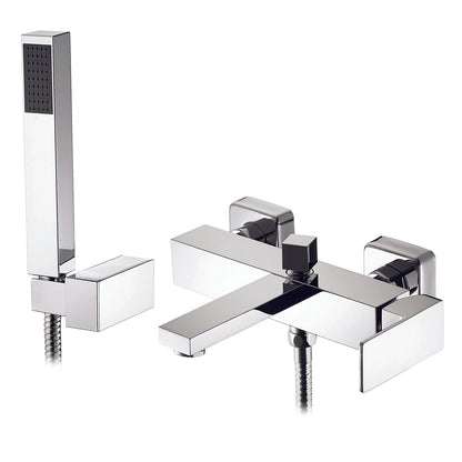 Baterie cada si dus Pyramis STRETO PLUS, finisaj cromat, cartus cu disc ceramic - EpicHome.ro