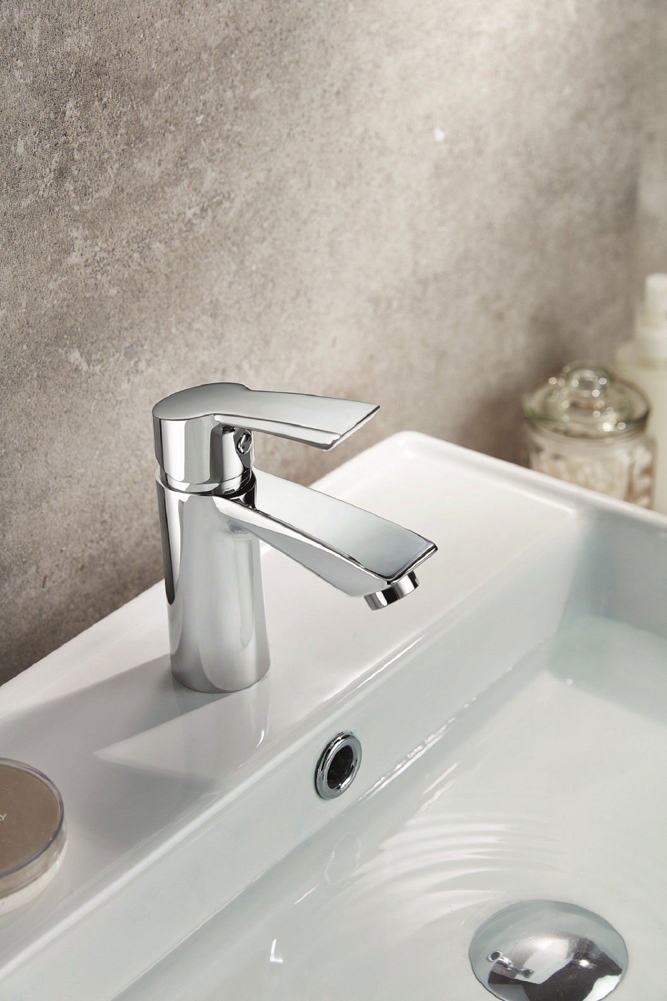 Baterie lavoar Pyramis DELICATO PLUS, finisaj cromat, cartus cu disc ceramic - EpicHome.ro