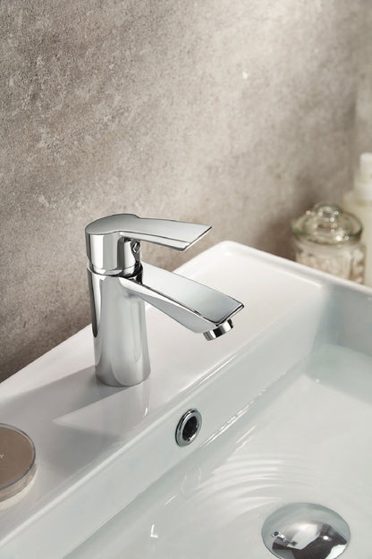 Baterie lavoar Pyramis DELICATO PLUS, finisaj cromat, cartus cu disc ceramic - EpicHome.ro