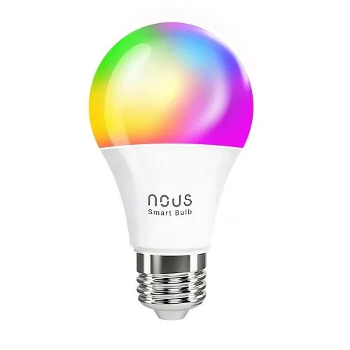 Bec Inteligent cu LED Nous P3, E27, RGB, 810 lm, 9W, WiFi - EpicHome.ro