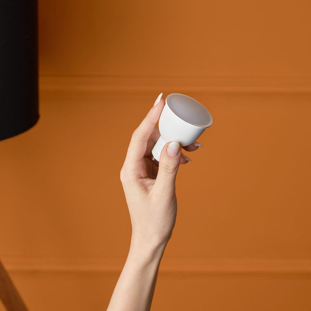 Bec LED RGB inteligent Shelly Duo RGBW, Wi-Fi, GU10, 5W, 400 lm, lumina colorata, control aplicatie, compatibil Amazon Alexa si Google Assistant - EpicHome