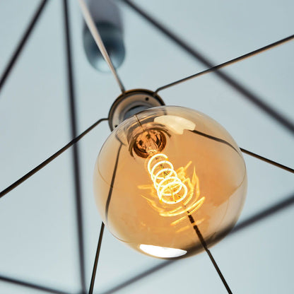 Bec inteligent Shelly Vintage G125, Dimmer, Wi-Fi, E27, 4W, 260 LM, control aplicatie, compatibil Amazon Alexa si Google Assistant - EpicHome