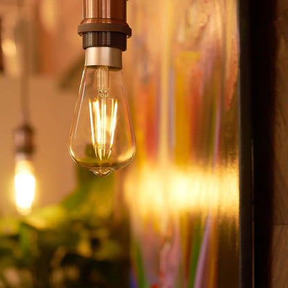 Bec inteligent cu LED Shelly Vintage ST64, Dimmer, Wi-Fi, E27, 7W, 750 LM - EpicHome.ro