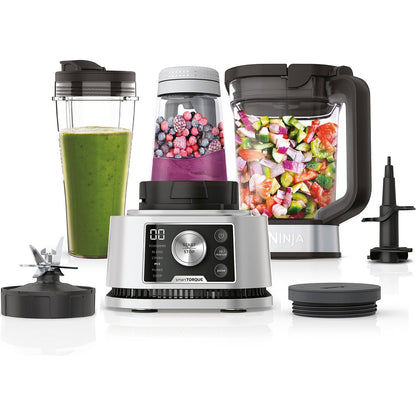 Blender Ninja Foodi Power Nutri 3-in-1, CB350EU, cu motor cu cuplu inteligent si 6 programe Auto-I - EpicHome