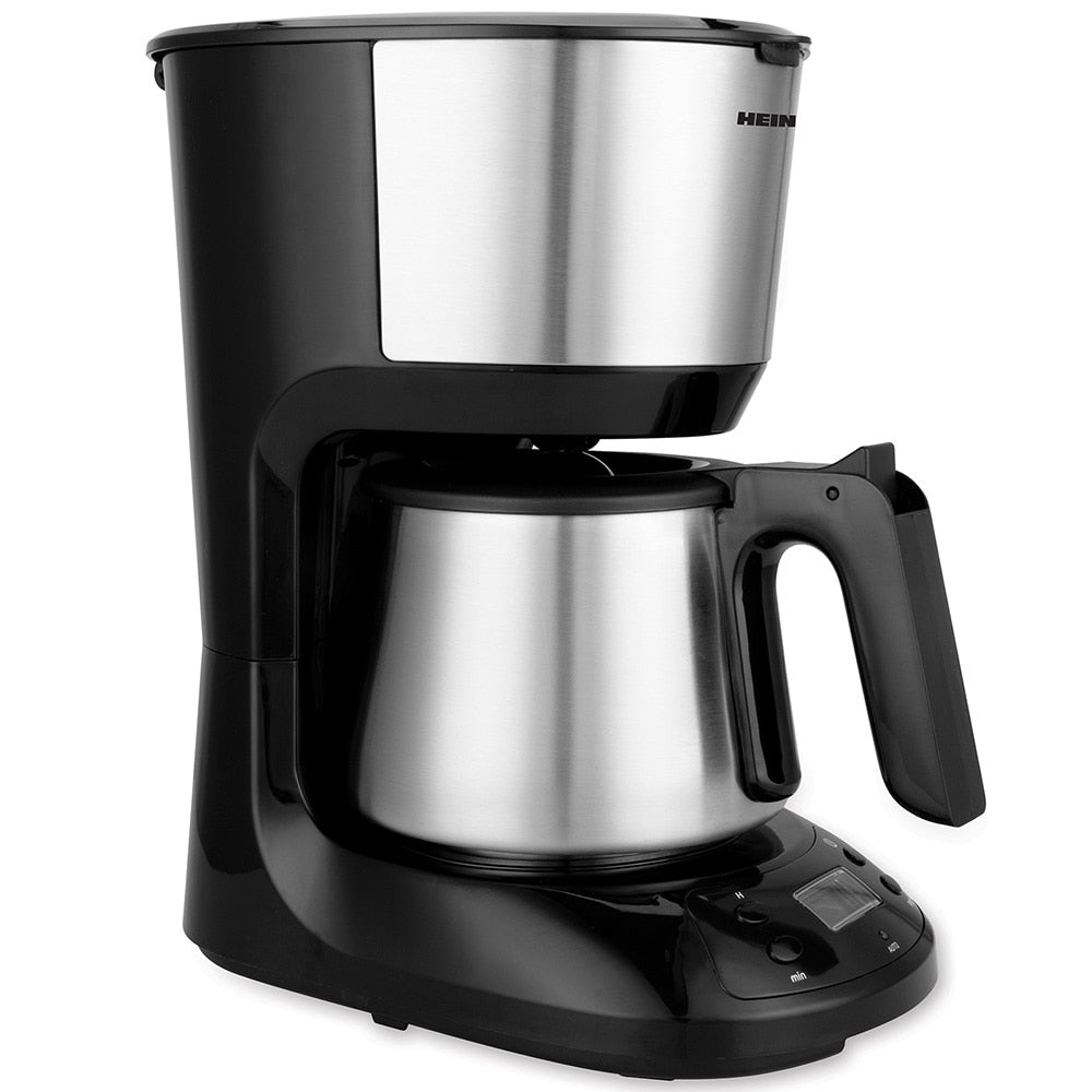 Cafetiera digitala Heinner Armoure HCM-D750SSBK, LCD, 1.25 litri, 750 W, Negru / Inox - EpicHome