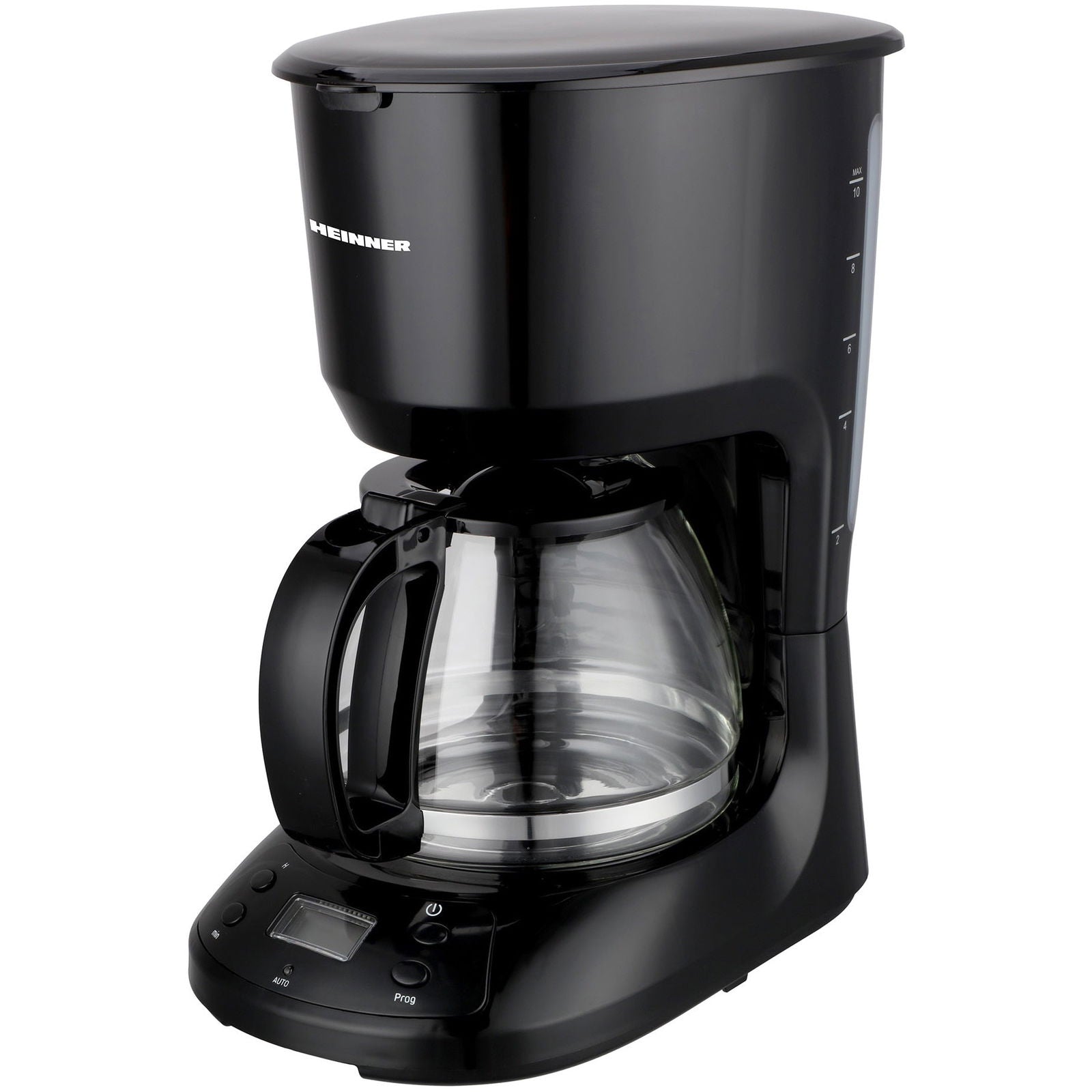 Cafetierea digitala Heinner Black Chatt HCM-D750GCBK, LCD, 1.25L, 750W, negru - EpicHome