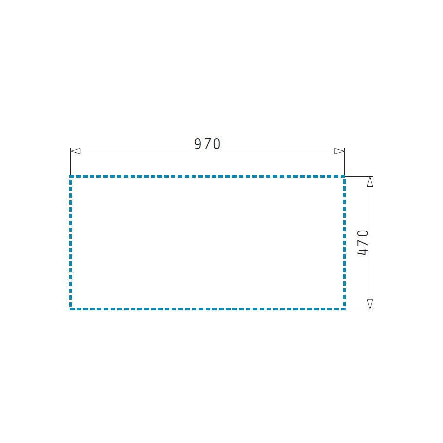 Chiuveta Pyramis CONCERTO 100x50 1B 1D Black Glass & Inox - EpicHome.ro