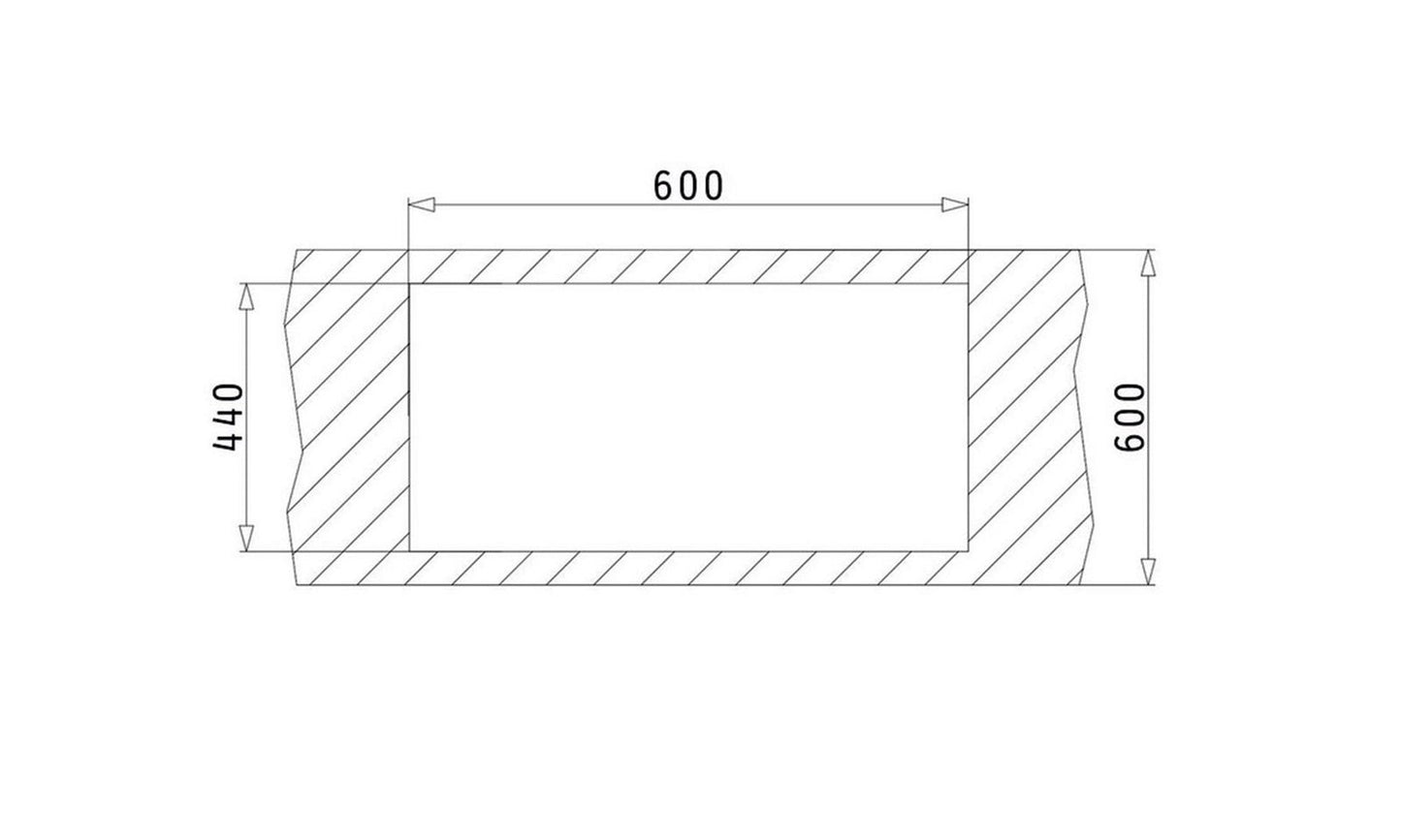 Chiuveta bucatarie granit Pyramis KORFU 62x46cm - EpicHome.ro