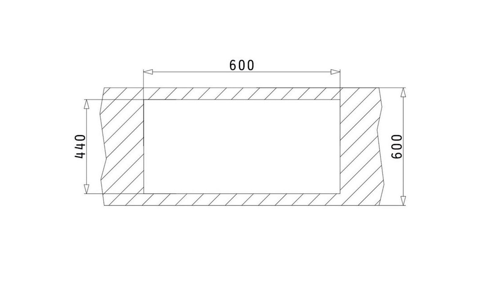 Chiuveta bucatarie granit Pyramis KORFU 62x46cm - EpicHome.ro