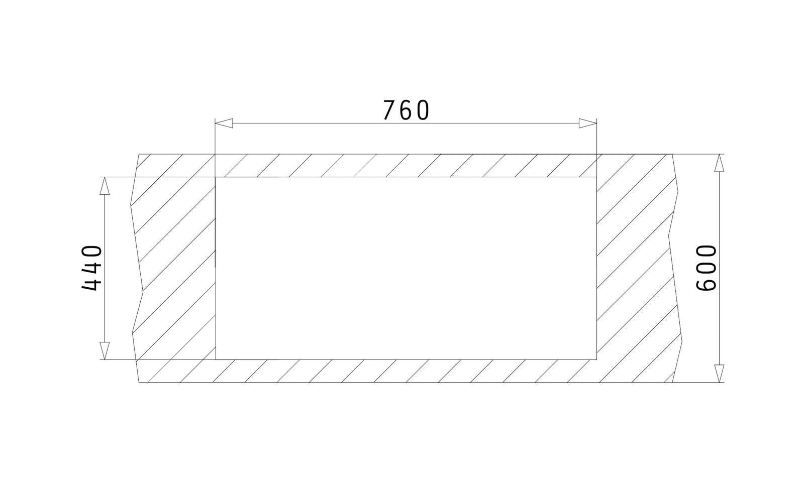 Chiuveta bucatarie granit Pyramis KORFU 78x46cm - EpicHome.ro