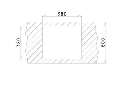 Chiuveta bucatarie granit Pyramis MINI CAMEA 40x40cm - EpicHome.ro